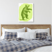Bär Leinwanddruck (Insitu (Schlafzimmer))