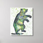 Bär Leinwanddruck (Vorderseite)