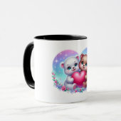 Bär liebt Tasse (Vorderseite Links)