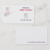 Bar-Lieferwagen-Linie Geschäfts-Karte Visitenkarte (Vorne/Hinten)