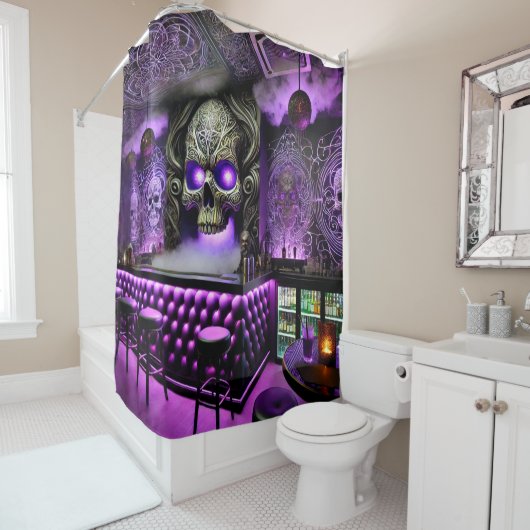 Bar lila duschvorhang (Beispiel)