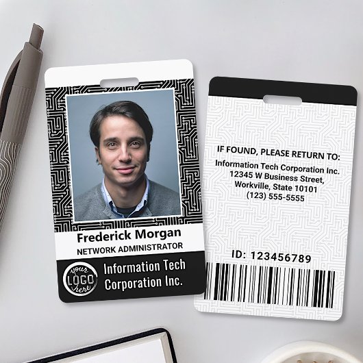 BAR-Logo für das IT-Foto "Benutzerdefinierter Comp Ausweis