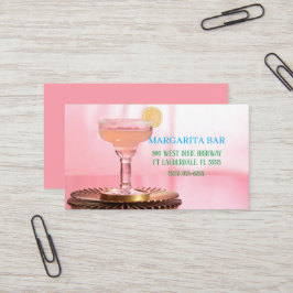 Bar & Lounge Pink Margarita Visitenkarte