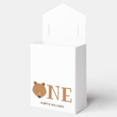 Bär macht ein Tier zum ersten Geburtstag Geschenkschachtel (Geöffnet)