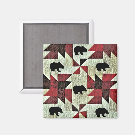 Bär Magnet (Vorderseite/Rückseite)