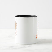 Bär-Mama Süßes Grafikdesign Tasse (Zentrum)