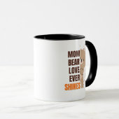 Bär-Mama Süßes Grafikdesign Tasse (VorderseiteRechts)