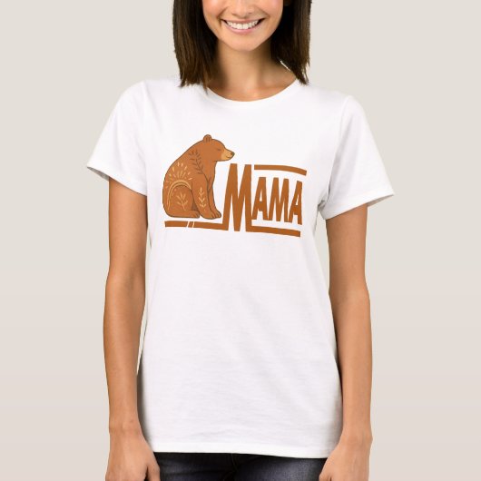Bär Mama T-Shirt (Vorderseite)