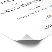 Bar Menü Ihre Größe auswählen Fotodruck (Ecke)