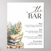 Bar Menu Storybook Showunterschrift Poster (Vorne)