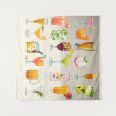 Bar Menü Wandteppich (Vorderseite (Horizontal))