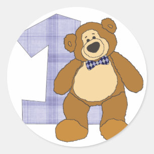 Bär mit 1 Circle Stickers