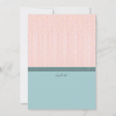 Bär mit Ballon-Einladung Einladung (Rückseite)