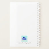 Bär mit Ballon Niedlich Moderne Name Plane Planer (Rückseite)