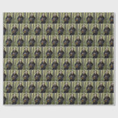 Bär mit Birthday Beer Geschenkpapier (Flach)