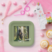 Bär mit Birthday Beer Pappteller (Party)