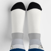 Bär mit Blick über die Wand, klassische medizinisc Socken (Oben)