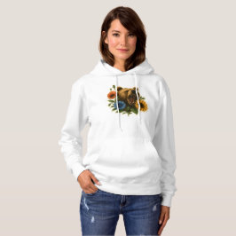 Bär mit Blume Hoodie