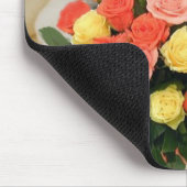 Bär mit Blume Mousepad (Ecke)