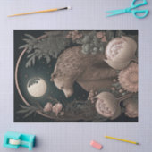 Bär mit Blume Seidenpapier (Basteln)