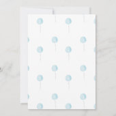 Bär mit Büchern Bearly Wait Boy Baby Dusche Einladung (Rückseite)