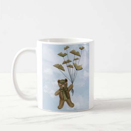 Bär mit Buchschmetterlingen 2 Kaffeetasse (Links)