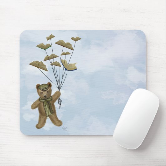 Bär mit Buchschmetterlingen 3 Mousepad (Mit Mouse)