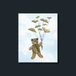 Bär mit Buchschmetterlingen Leinwanddruck<br><div class="desc">Unterhaltung und Freizeit</div>