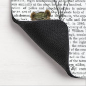 Bär mit Buchschmetterlingen Mousepad (Ecke)