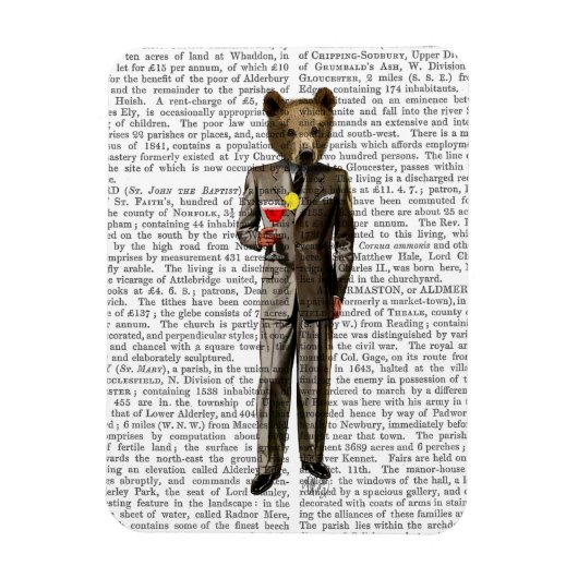 Bär mit Cocktail Magnet (Vertikal)