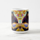 Bär mit Donuts-Tasse Kaffeetasse (Mittel)
