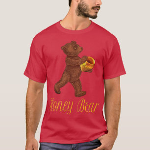 Bär mit einem Jar Honey Walking Premium T-Shirt