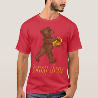 Bär mit einem Jar Honey Walking Premium T-Shirt
