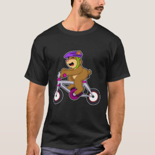 Bär mit Fahrrad und Helm T-Shirt