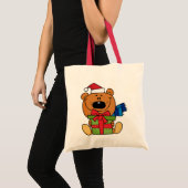 Bär mit Geschenk Weihnachts Weihnachtsgeschenke un Tragetasche (Vorderseite (Produkt))