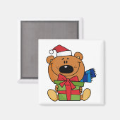 Bär mit Geschenkideen und Geschenken Magnet (Vorderseite/Rückseite)