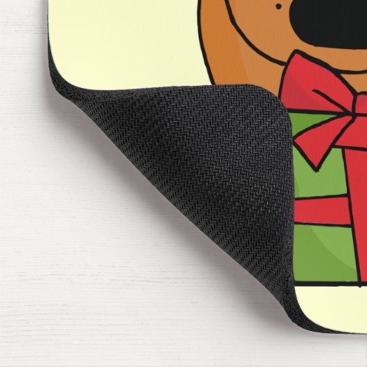 Bär mit Geschenkideen und Geschenken Mousepad (Ecke)