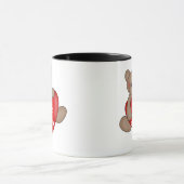 Bär mit Herzen ist meiner Tasse (Zentrum)