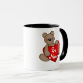 Bär mit Herzen ist meiner Tasse (VorderseiteRechts)