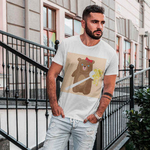 Bär mit Honig-T - Shirt