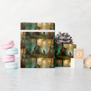 Bär mit Jungen in einem Kiefernwald Ivan Schischki Geschenkpapier