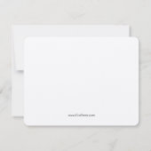 Bär mit Krawatte, Notecards Mitteilungskarte (Rückseite)