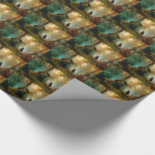 Bär mit Kubs in einem Kiefernwald Ivan Shishkin 18 Geschenkpapier (Ecke)