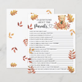 Bär mit Kürbis - Spiele über die Eltern