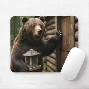 Bär mit Leerlaufeinzug Mousepad