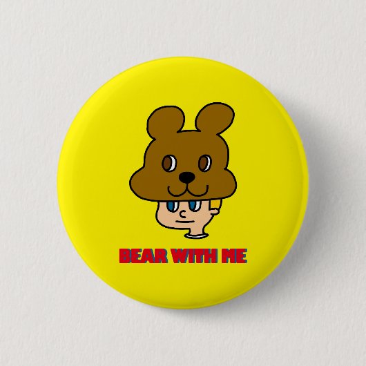 Bär mit Me Button (Vorderseite)