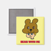Bär mit Me Magnet (Vorderseite/Rückseite)