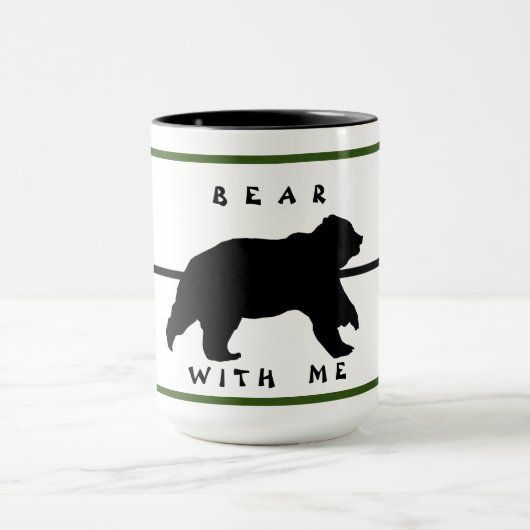 Bär mit meiner Combo-Tasse Tasse (Zentrum)