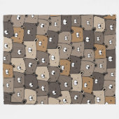 Bär mit mir 60x80 Fleece Blanket (Vorderseite (Horizontal))