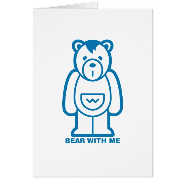 Bär mit mir (blau) (Vorne)